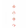 Paper Dreams Décoration suspendue Hourra pour une fille ! 1,20 mètre | pièce Paper Dreams Décoration suspendue Hourra pour une fille ! 1,20 mètre | pièce
