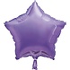 WeFiesta Helium balloon lavender star metallic | 45 cm