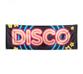 Boland Disco Fever Banner 220x74cm | per stuk Boland Disco Fever Banner 220x74cm | per stuk