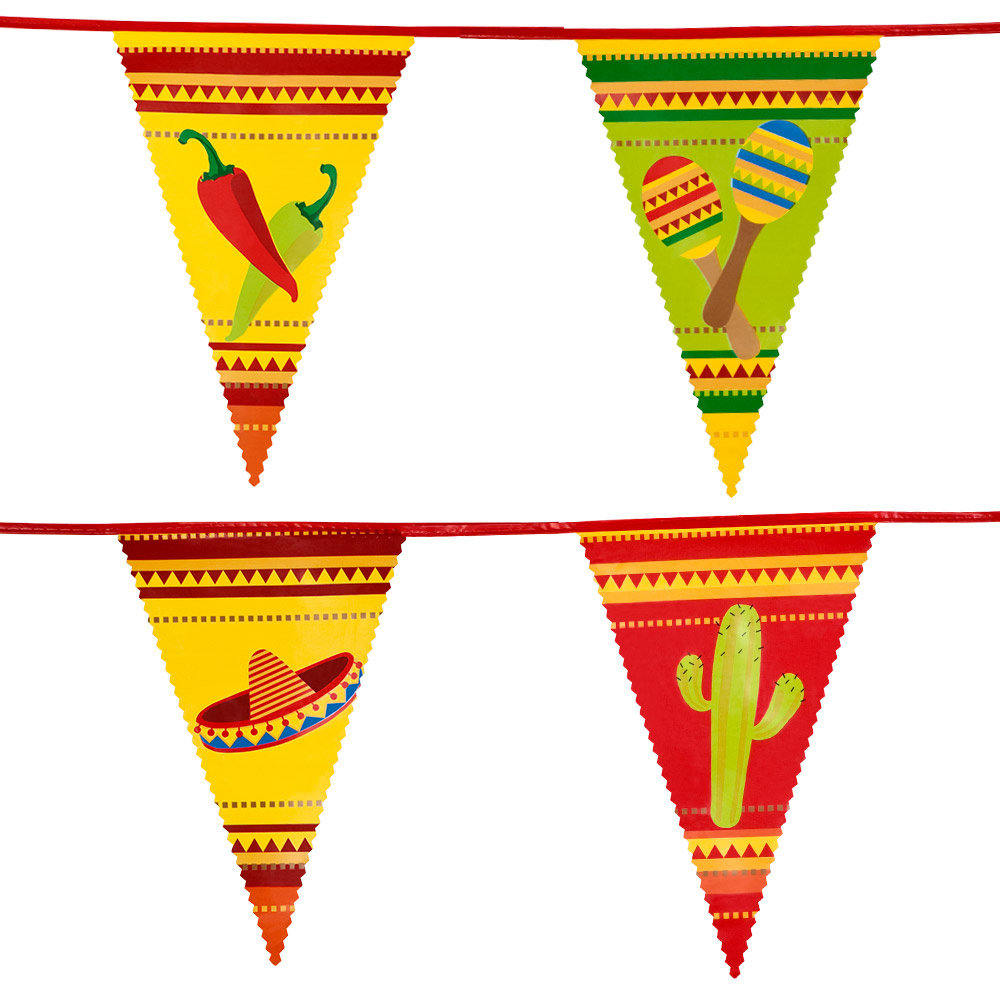 Boland Mexikanische Flaggengirlande | 6 Meter Boland Mexikanische Flaggengirlande | 6 Meter