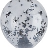 Hootyballoo Ballons avec araignées et confettis noirs 33 cm | 5 pièces Hootyballoo Ballons avec araignées et confettis noirs 33 cm | 5 pièces