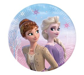Procos Party Frozen Wind Spirit Plates 19.5cm | 8 pieces
