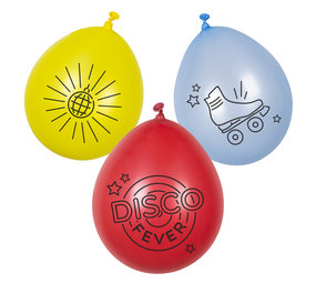 Boland Disco Fever Balloons 23cm | 6 pieces