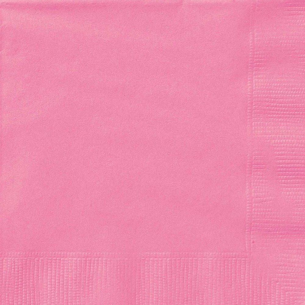 Unique Party Roze Servetten 25x25cm | 20 stuks Unique Party Roze Servetten 25x25cm | 20 stuks