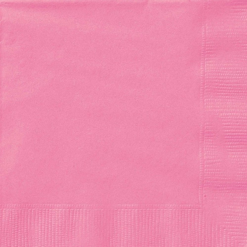 Unique Party Serviettes roses 25x25cm | 20 pièces