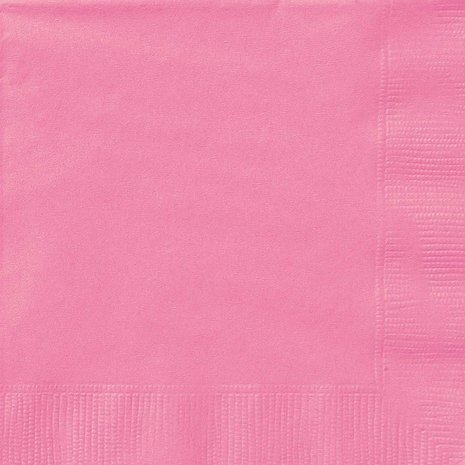 Unique Party Rosa Servietten 25x25cm | 20 Stück