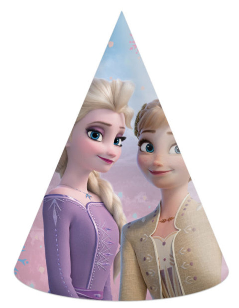 Procos Party Frozen Wind Spirit Feest Hoedjes | 6 stuks