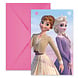 Procos Party Frozen Wind Spirit Invitations 9x14cm | 6 pieces