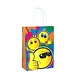 Henbrandt Sachets cadeaux Emoji Smiley 14 x 21 x 7 cm | 12 pièces