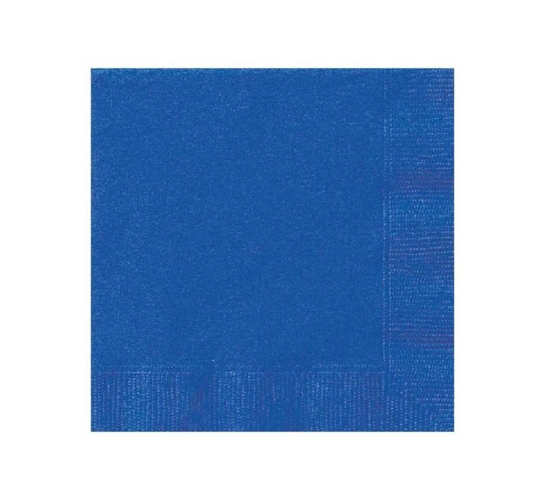 Unique Party Blue Napkins 25x25cm | 20 pieces