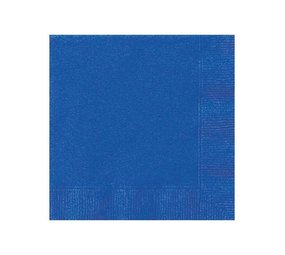 Unique Party Blaue Servietten 25x25cm | 20 Stück