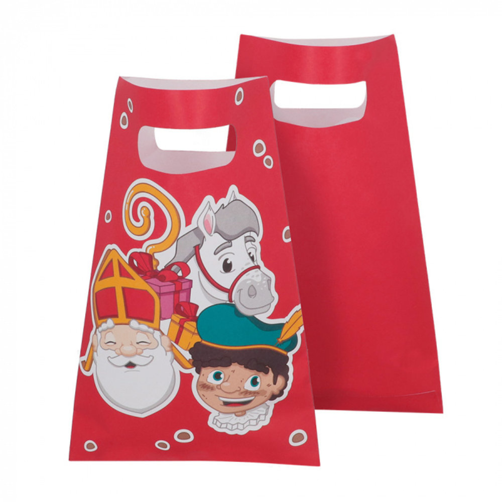 Boland Sinterklaas party favor bags 23x15cm | 10 pieces Boland Sinterklaas party favor bags 23x15cm | 10 pieces