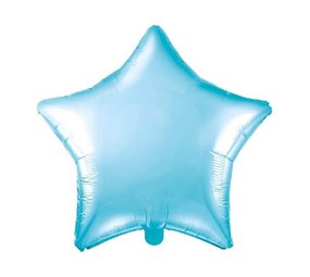 Balloonzone Helium Ballon Ster Lichtblauw 48cm | per stuk Balloonzone Helium Ballon Ster Lichtblauw 48cm | per stuk