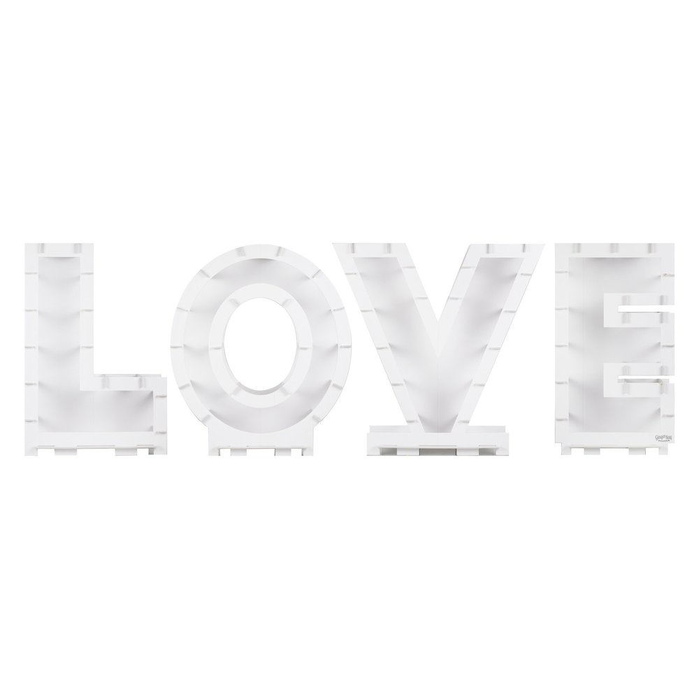 Ginger Ray Mosaïque de ballons LOVE | 4 lettres