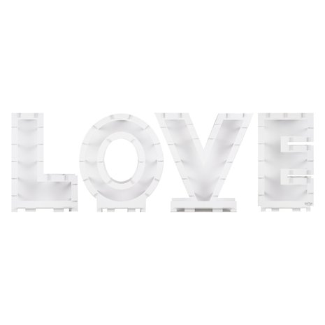 Ginger Ray Ballonnen mozaïek standaards LOVE | 4 letters Ginger Ray Ballonnen mozaïek standaards LOVE | 4 letters