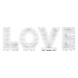Ginger Ray Mosaïque de ballons LOVE | 4 lettres