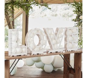 Ginger Ray Mosaïque de ballons LOVE | 4 lettres