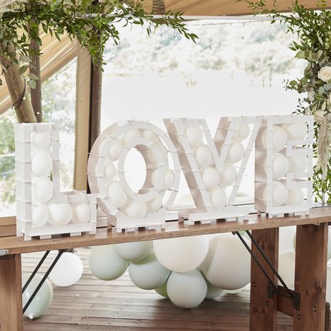 Ginger Ray Mosaïque de ballons LOVE | 4 lettres
