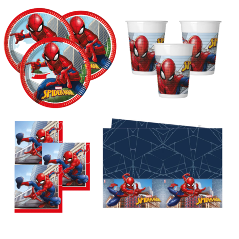 Tuf-Tuf Spider-Man Crime Fighter Table Set | 8 people