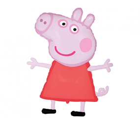 Flexmetal Peppa Pig SuperShape Ballon 61cm | per stuk Flexmetal Peppa Pig SuperShape Ballon 61cm | per stuk