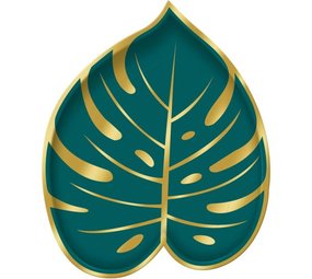 Amscan Key West Borden 18cm | 8 stuks