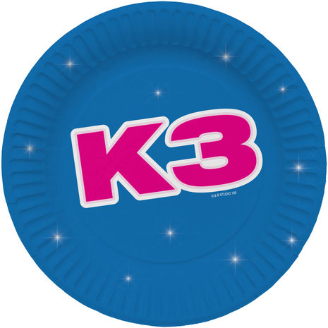 Studio 100 Assiettes K3 23 cm | 8 pièces