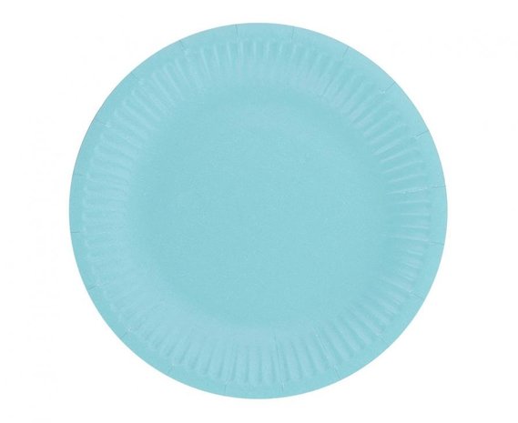Godan Blue plates Light blue 18cm | 6 pieces