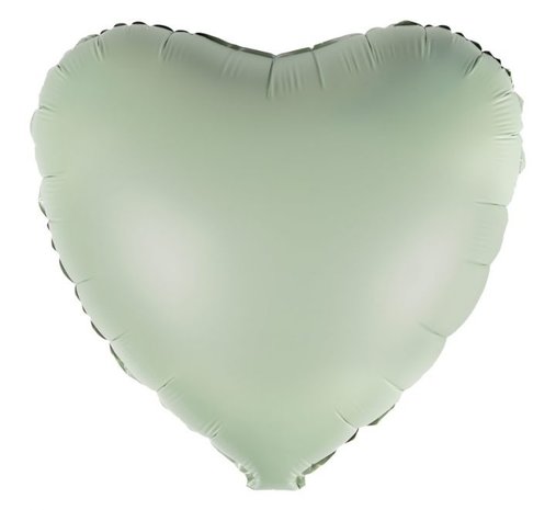 Amscan Helium Ballon Hart Eucalyptus 43cm | per stuk Amscan Helium Ballon Hart Eucalyptus 43cm | per stuk