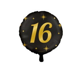 Paper Dreams Helium Balloon 16 years Classy 45cm | per piece