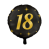 Paper Dreams Helium Ballon 18 jaar Classy 45cm | per stuk Paper Dreams Helium Ballon 18 jaar Classy 45cm | per stuk