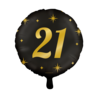 Paper Dreams Helium Balloon 21 Years Classy 45cm | per piece Paper Dreams Helium Balloon 21 Years Classy 45cm | per piece