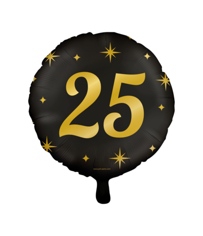 Paper Dreams Helium Balloon 25 Years Classy 45cm | per piece Paper Dreams Helium Balloon 25 Years Classy 45cm | per piece