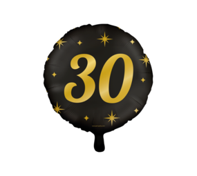 Paper Dreams Ballon à l'hélium 30 ans élégant 45 cm | à l'unité