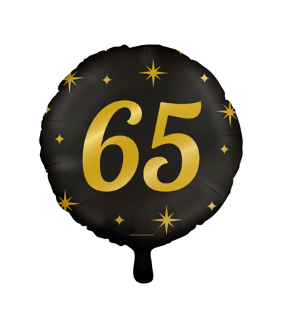 Paper Dreams Heliumballon „65 Jahre Stilvoll“ 45 cm | pro Stück