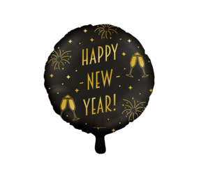 Paper Dreams Helium Balloon Happy New Year Classy 45cm | per piece