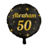 Paper Dreams Ballon à l'hélium Abraham 50 ans Élégant 45 cm | à l'unité Paper Dreams Ballon à l'hélium Abraham 50 ans Élégant 45 cm | à l'unité