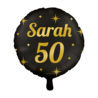 Paper Dreams Helium Ballon Sarah 50 jaar Classy 45cm | per stuk