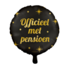Paper Dreams Helium Ballon Pensioen Classy 45cm | per stuk Paper Dreams Helium Ballon Pensioen Classy 45cm | per stuk