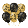 Paper Dreams Ballonnen Abraham 50 jaar Classy 30cm | 6 stuks Paper Dreams Ballonnen Abraham 50 jaar Classy 30cm | 6 stuks