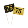 Paper Dreams Cocktail Picks 75 Years Classy 6.5cm | 50 pieces