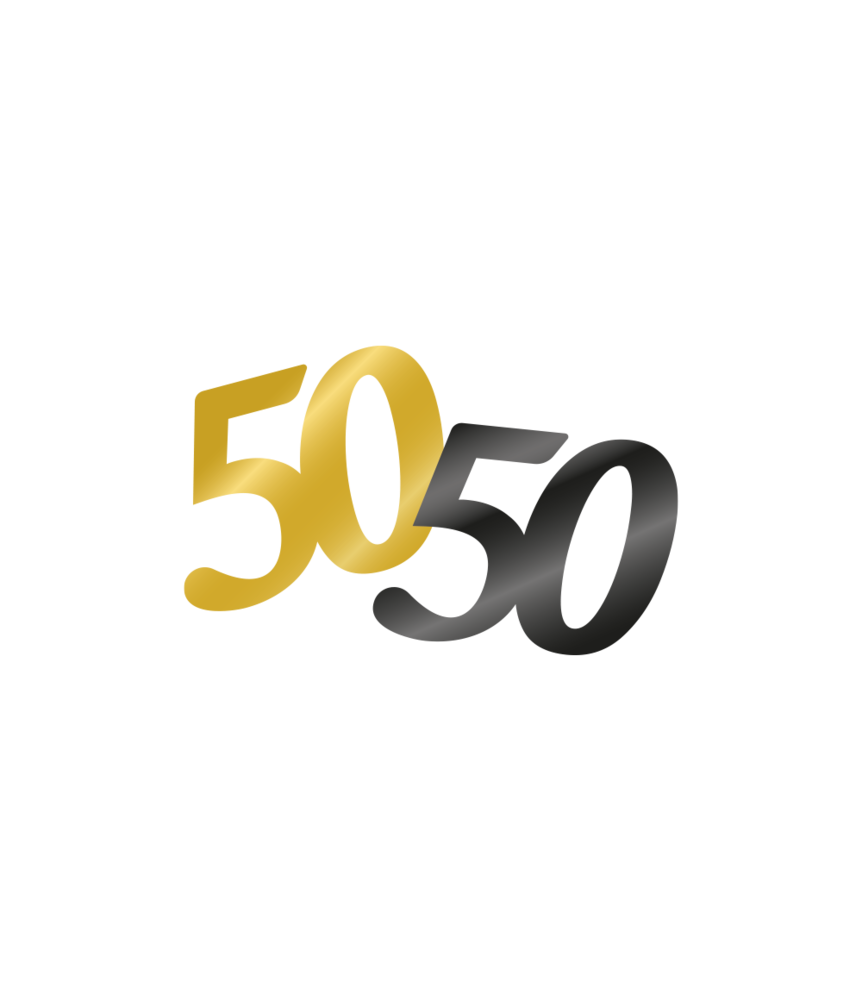 Paper Dreams Konfetti-Tischdekoration, 50 Jahre Stil | pro 14-Gramm-Beutel
