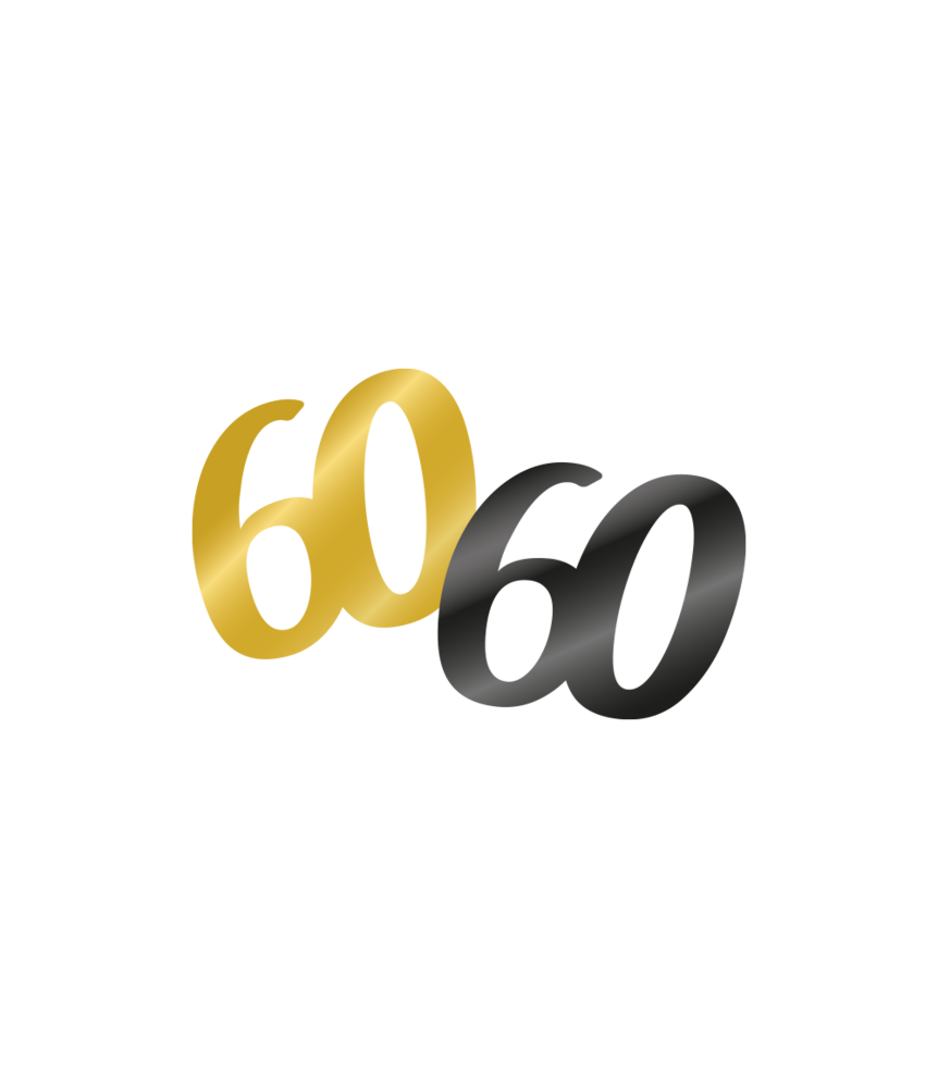 Paper Dreams Confetti Tafeldecoratie 60 jaar Classy | per zakje van 14 gram Paper Dreams Confetti Tafeldecoratie 60 jaar Classy | per zakje van 14 gram