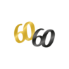 Paper Dreams Confetti Table Decoration 60 Years Classy | per 14 gram bag Paper Dreams Confetti Table Decoration 60 Years Classy | per 14 gram bag
