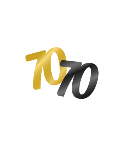 Paper Dreams Konfetti-Tischdekoration, 70 Jahre Stil | pro 14-Gramm-Beutel