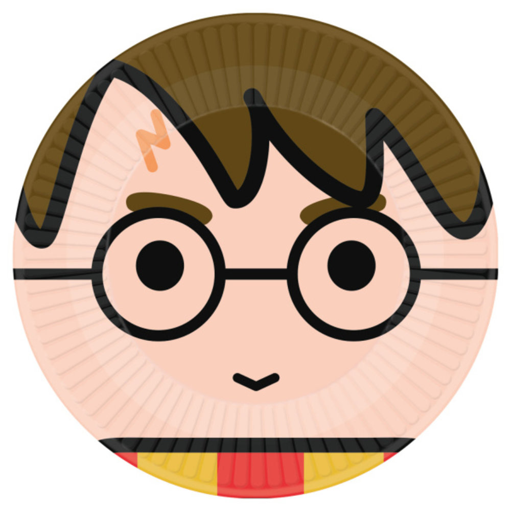 Amscan Harry Potter Cartoon plates 23cm | 8 pieces