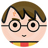 Amscan Harry-Potter-Cartoon-Teller, 23 cm | 8 Stück Amscan Harry-Potter-Cartoon-Teller, 23 cm | 8 Stück