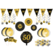 Paper Dreams Kit de décoration élégant pour une fête d'anniversaire de 50 ans | 86 pièces