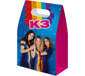 Folat K3 Partytüten 22x15cm | 4 Stück