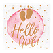 Servetten Hello Girl! 33x33cm | 20 stuks Servetten Hello Girl! 33x33cm | 20 stuks