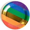 Regenboog Borden Sparkles 23cm | 10 stuks Regenboog Borden Sparkles 23cm | 10 stuks